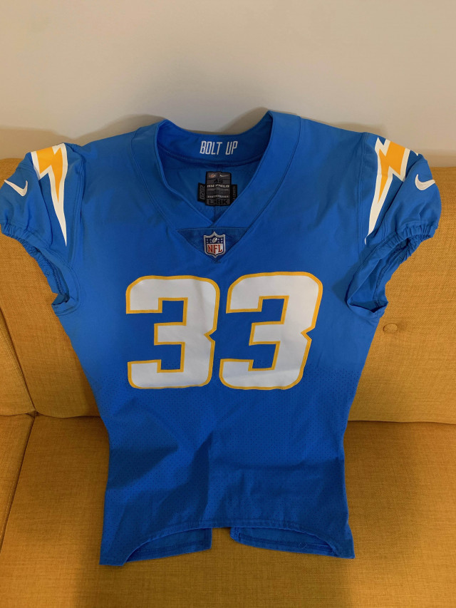 Derwin james jersey best sale change